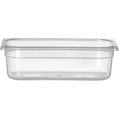 Hendi 880227 Récipient de Rangement Alimentaire - 4L Polypropylène - 100mm H Hendi 880227 Récipient de Rangement Alimentaire - 4L Polypropylène - 100mm H