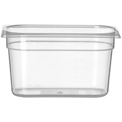 Hendi Récipient de Rangement Alimentaire GN 1/4 en Polypropylène - 4L - 150mm Hendi Récipient de Rangement Alimentaire GN 1/4 en Polypropylène - 4L - 150mm