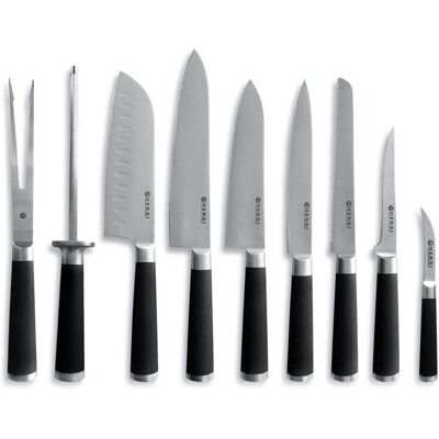 Set de Couteaux Hendi 9 pièces - Edition Chef - Outils de Cuisine - Publicité Set de Couteaux Hendi 9 pièces - Edition Chef - Outils de Cuisine - Publicité