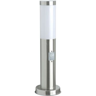 Lampione da giardino in acciaio inox con sensore di movimento - 45 cm Lampione da giardino in acciaio inox con sensore di movimento - 45 cm