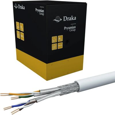 Câble Draka Comteq 60026455-Dca-Box350 - Ethernet 350m Cat.7 Blanc - Publicité Câble Draka Comteq 60026455-Dca-Box350 - Ethernet 350m Cat.7 Blanc - Publicité
