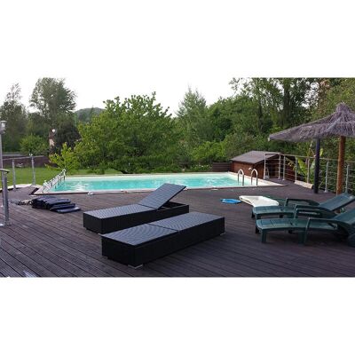 Piscine en Bois Rectangulaire Ubbink - 8m x 5m - Structure Durable - Publicité Piscine en Bois Rectangulaire Ubbink - 8m x 5m - Structure Durable - Publicité