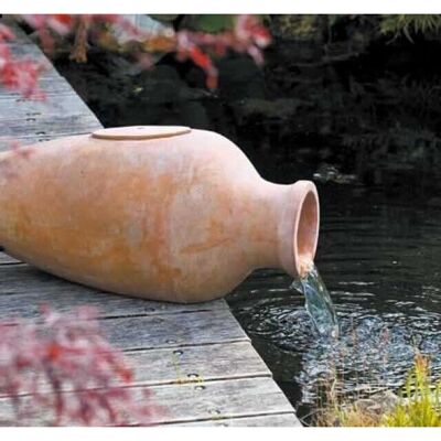 Ubbink Amphora Wasserbrunnen - Beige Terrakotta - Gartendekoration Ubbink Amphora Wasserbrunnen - Beige Terrakotta - Gartendekoration