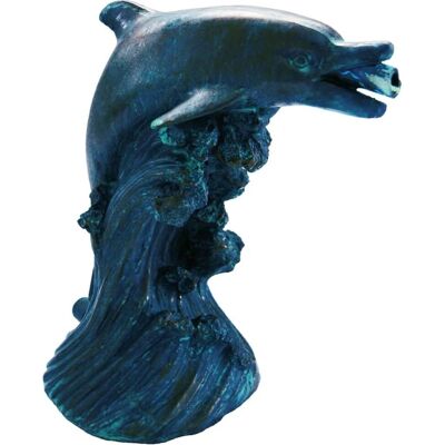 Elemento de agua Delfín gárgola Ubbink 18cm para estanque Elemento de agua Delfín gárgola Ubbink 18cm para estanque