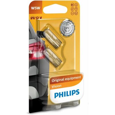 Philips Vision 12V W5W (12961B2) Philips Vision 12V W5W (12961B2)