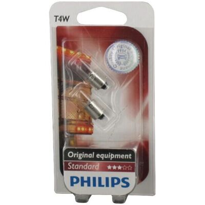 Modèle Philips - 24V 4W BA9s T4W ampoule - Publicité Modèle Philips - 24V 4W BA9s T4W ampoule - Publicité