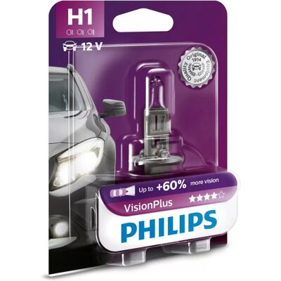 Philips VisionPlus 12258VPB1 Autoscheinwerfer H1 55 W Halogen - Autoscheinwerfer Philips VisionPlus 12258VPB1 Autoscheinwerfer H1 55 W Halogen - Autoscheinwerfer