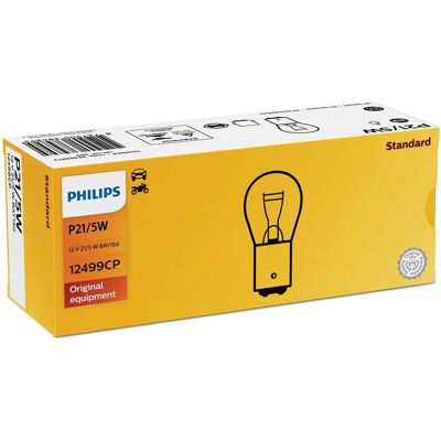Philips 12499Cp samochodowa żarówka - P21/5W 21 W halogen Philips 12499Cp samochodowa żarówka - P21/5W 21 W halogen