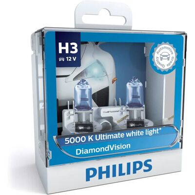 Philips - DiamondVision 12336DVS2 - H3 55W - 4300K - Lampadina auto Philips - DiamondVision 12336DVS2 - H3 55W - 4300K - Lampadina auto