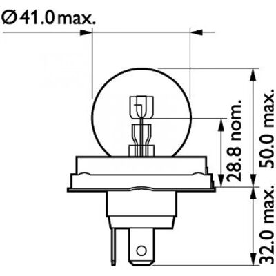 Philips 13620c1 R2 24V 55/50W Żarówka - Żarówka Philips 13620c1 R2 24V 55/50W Żarówka - Żarówka