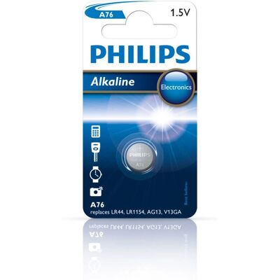 Philips Minicells LR44 / LR1154 / AG13 V13GA Knopfzelle Batterie - Knopfzelle Batterie Philips Minicells LR44 / LR1154 / AG13 V13GA Knopfzelle Batterie - Knopfzelle Batterie