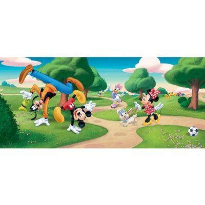 Disney Mickey Mouse Wandposter Grün Blau Rot - 202x90 cm Disney Mickey Mouse Wandposter Grün Blau Rot - 202x90 cm