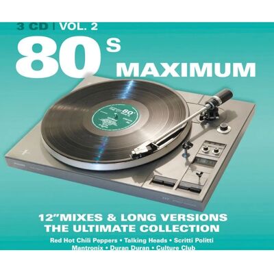 Divers Artistes Maximum 80s - Vol. 2 CD - 3 Disques - Publicité Divers Artistes Maximum 80s - Vol. 2 CD - 3 Disques - Publicité