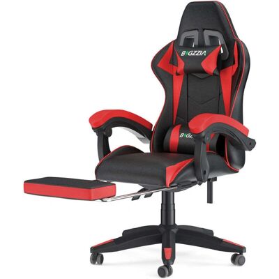 Bigzzia - Ergonomic Gaming Chair - Black and Red - Chair Bigzzia - Ergonomic Gaming Chair - Black and Red - Chair