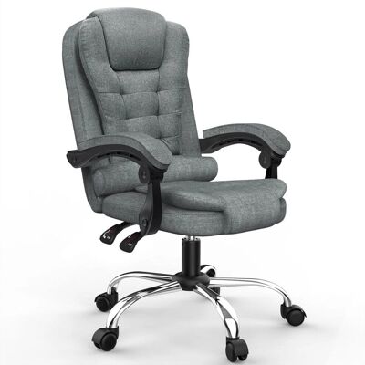 Bigzzia Musta Harmaa Korkeampi Selkä Ergonominen Toimistotuoli Bigzzia Musta Harmaa Korkeampi Selkä Ergonominen Toimistotuoli