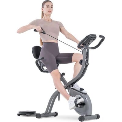 BIGZZIA - Vélo App Pliable - 10 Niveaux Résistance - Publicité BIGZZIA - Vélo App Pliable - 10 Niveaux Résistance - Publicité