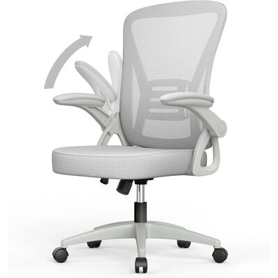 BIGZZIA Office Chair - Ergonomic Swivel with Adjustable Height & Reclinable - Support Lumbar BIGZZIA Office Chair - Ergonomic Swivel with Adjustable Height & Reclinable - Support Lumbar