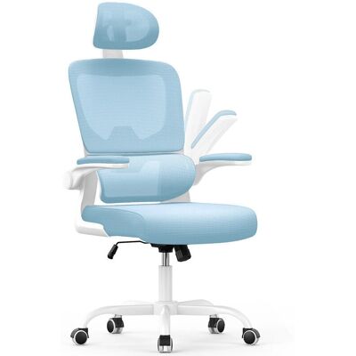 Bigzzia NASPALURO - Blue - Adjustable headrest - Office chair Bigzzia NASPALURO - Blue - Adjustable headrest - Office chair