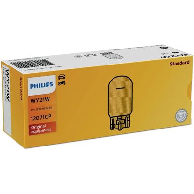 Philips 12071CP Ampoule voiture - WY21W, 12V, Jaune - Publicité Philips 12071CP Ampoule voiture - WY21W, 12V, Jaune - Publicité