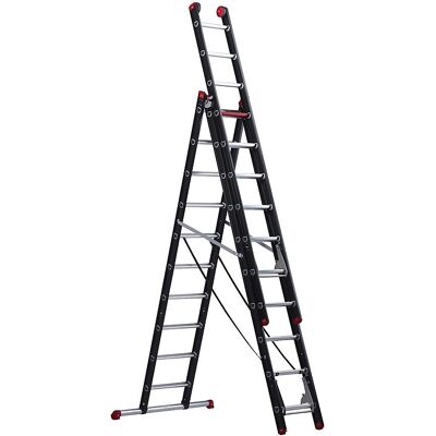 Escalera multiusos aluminio Altrex 3x10 peldaños 7,50m Escalera multiusos aluminio Altrex 3x10 peldaños 7,50m