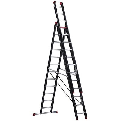 Escalera multiusos Altrex - 3x12 peldaños, 8,8m altura de trabajo Escalera multiusos Altrex - 3x12 peldaños, 8,8m altura de trabajo