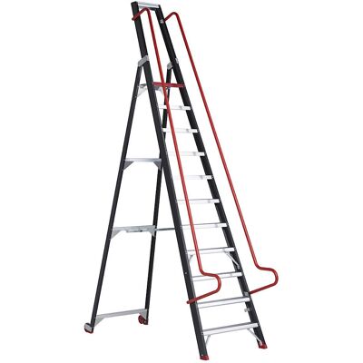 Scala mobile Altrex per magazzino e scaffali - 11 gradini con piattaforma Scala mobile Altrex per magazzino e scaffali - 11 gradini con piattaforma