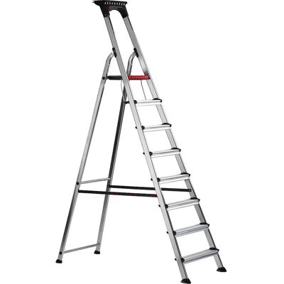 Escalera doble Altrex de aluminio 8 peldaños - 3,70 m máx. altura Escalera doble Altrex de aluminio 8 peldaños - 3,70 m máx. altura