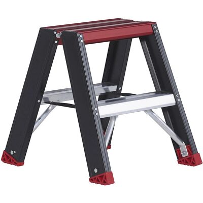 Altrex Taurus TDO 2 Doppel Sicherheitsleiter - Aluminium mit Beschichtung - 2x2 Stufen - Max 2,45M Altrex Taurus TDO 2 Doppel Sicherheitsleiter - Aluminium mit Beschichtung - 2x2 Stufen - Max 2,45M