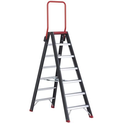 Altrex Taurus TDO 7 Escalera Doble - Recubrimiento de aluminio - 2x7 Peldaños - Altura máxima 3,65M Altrex Taurus TDO 7 Escalera Doble - Recubrimiento de aluminio - 2x7 Peldaños - Altura máxima 3,65M