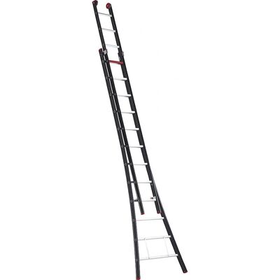 Altrex Nevada Uitklapladder - Ladder, Zwart, 2 x 12 Treden Altrex Nevada Uitklapladder - Ladder, Zwart, 2 x 12 Treden