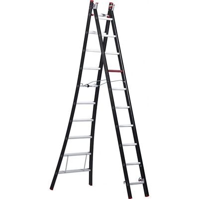 Altrex Nevada Mehrzweckleiter - Ergonomisch, 2x10 Stufen Altrex Nevada Mehrzweckleiter - Ergonomisch, 2x10 Stufen