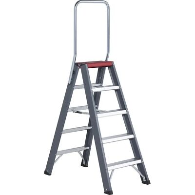 Échelle en aluminium Altrex 2x5 marches 3200mm hauteur de travail - Publicité Échelle en aluminium Altrex 2x5 marches 3200mm hauteur de travail - Publicité