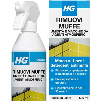 HG - RimuoviMuffe - 500 ml - Cleaner HG - RimuoviMuffe - 500 ml - Cleaner