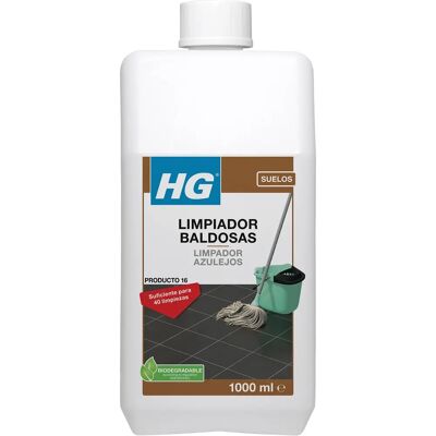 Nettoyant pour carrelages HG 1L - Usage professionnel quotidien - Publicité Nettoyant pour carrelages HG 1L - Usage professionnel quotidien - Publicité
