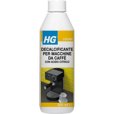 Decalcificante HG 500ml - Per macchine da caffè espresso e monodose Decalcificante HG 500ml - Per macchine da caffè espresso e monodose