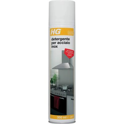 Detergente Rapido per Acciaio Inox HG - 300ml Detergente Rapido per Acciaio Inox HG - 300ml
