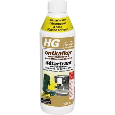HG Ontkalker - Citroenzuur - 500ml - Voor Espressomachines HG Ontkalker - Citroenzuur - 500ml - Voor Espressomachines