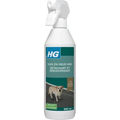 HG - Vlek&geur weg hond - Vlek- en geurverwijderaar - 500 ml HG - Vlek&geur weg hond - Vlek- en geurverwijderaar - 500 ml