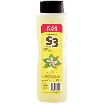 Eau de Cologne S3 Classic Fresh Femme - Hydratante, Durable, 750ml - Publicité Eau de Cologne S3 Classic Fresh Femme - Hydratante, Durable, 750ml - Publicité