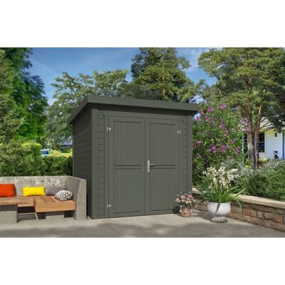 Van Kooten - Sara - 200x200 cm - Groen Grijs gecoat - Tuinhuis Van Kooten - Sara - 200x200 cm - Groen Grijs gecoat - Tuinhuis