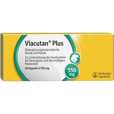 Boehringer Ingelheim Viacutan Plus 550 mg Capsule - Soin de la Peau et du Pelage - Publicité Boehringer Ingelheim Viacutan Plus 550 mg Capsule - Soin de la Peau et du Pelage - Publicité