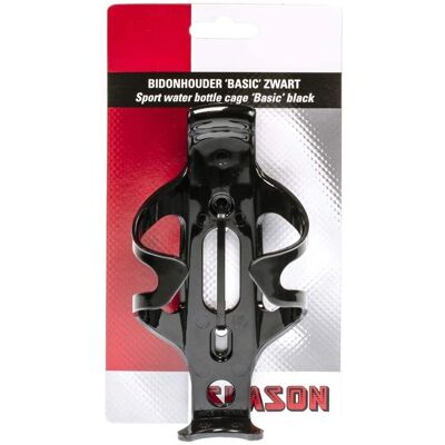 Simson Basic Bidonhouder - Glanzend Zwart - Fietsaccessoire Simson Basic Bidonhouder - Glanzend Zwart - Fietsaccessoire