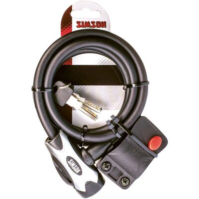 Simson Fietsslot - 10mm x 150cm - Zwart - Beveilig je fiets Simson Fietsslot - 10mm x 150cm - Zwart - Beveilig je fiets
