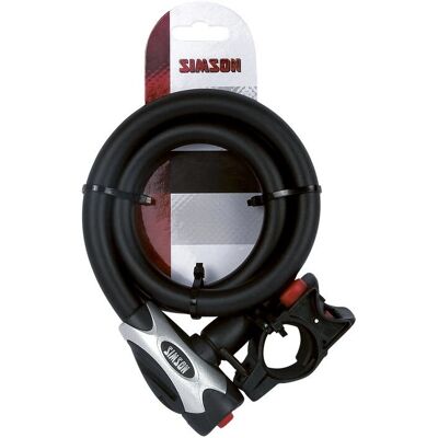 Simson 5320841 Fietsslot - Stalen Kabel 15mm, 100cm, Zwart Simson 5320841 Fietsslot - Stalen Kabel 15mm, 100cm, Zwart