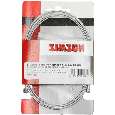 Simson Model RC0904A Stainless Steel Silver Drum Brake Inner Cable Simson Model RC0904A Stainless Steel Silver Drum Brake Inner Cable