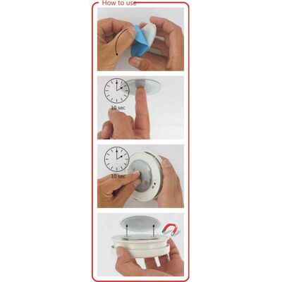 Elro - Kit de fixation magnétique pour détecteur - Blanc Elro - Kit de fixation magnétique pour détecteur - Blanc