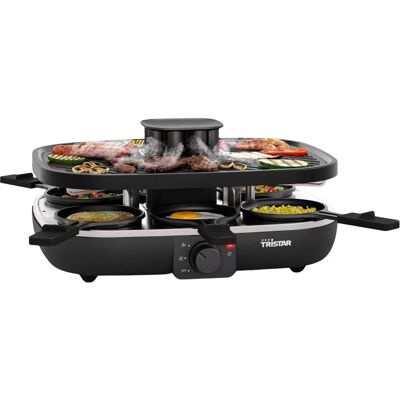 Tristar - RA-2760 - 1100W - Fekete - Raclette Grill Tristar - RA-2760 - 1100W - Fekete - Raclette Grill