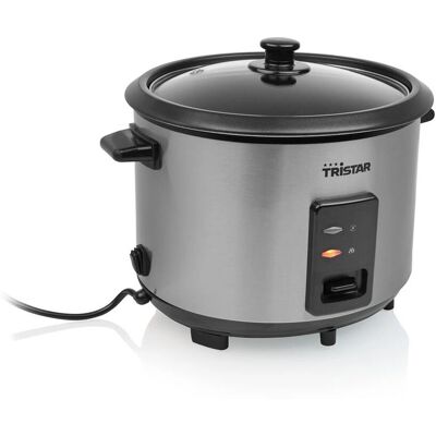Tristar RK-6148 Reiskocher - 1,8L, 700W, Schwarz & Silber Tristar RK-6148 Reiskocher - 1,8L, 700W, Schwarz & Silber