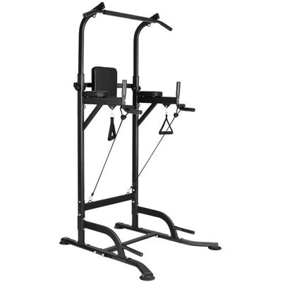 BIGZZIA - Multifunctional Pull Up Dip Station - Ajustable - Publicité BIGZZIA - Multifunctional Pull Up Dip Station - Ajustable - Publicité
