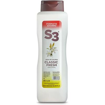 S3 S-3 Classic Fresh Parfum Unisexe 600ml - Publicité S3 S-3 Classic Fresh Parfum Unisexe 600ml - Publicité